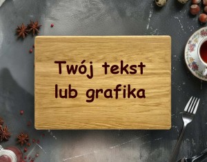 Personalizowana bambusowa deska do krojenia 