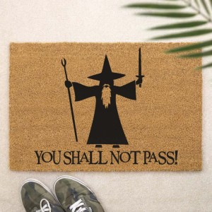 "YOU SHALL NOT PASS"  wycieraczka kokosowa | Lord of the rings | Władca pierscieni prezent |