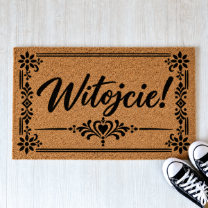 Witojcie góralska wycieraczka | prezent na parapetówkę | Góralskie dodatki